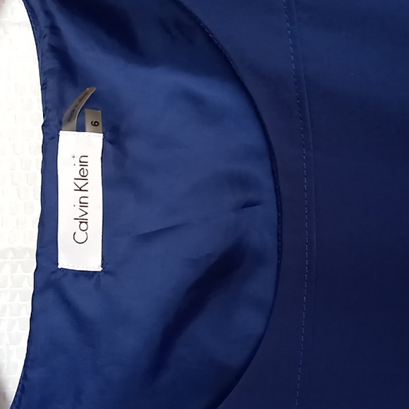 Adorable Navy Calvin Klein Dress - Picture 3 of 4